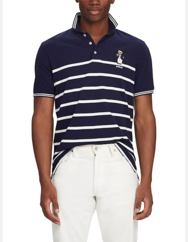 POLO BEAR MESH SLIM FIT POLO SHIRT