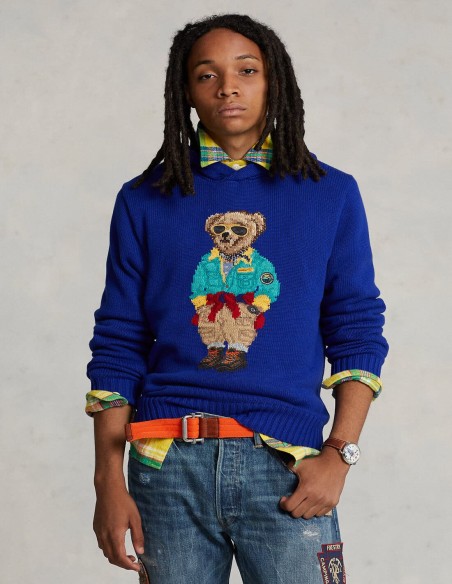 POLO BEAR HOODED JUMPER