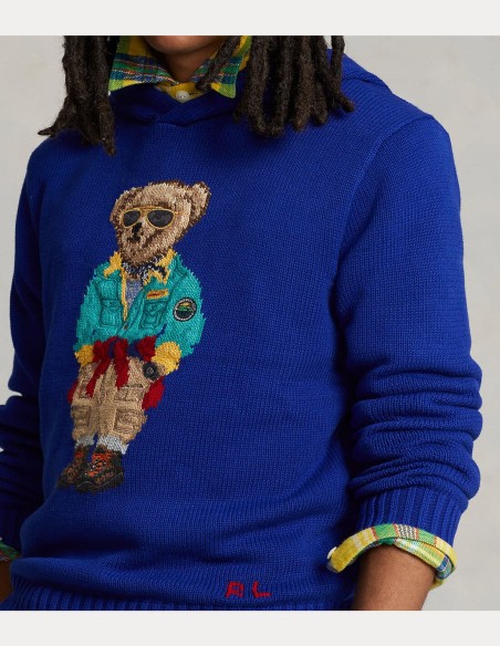 POLO BEAR HOODED JUMPER