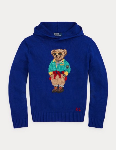 POLO BEAR HOODED JUMPER