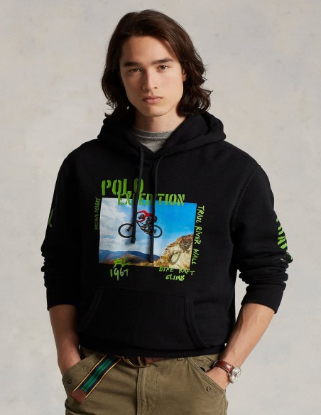 FLEECE GRAPHIC HOODIE