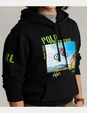FLEECE GRAPHIC HOODIE 2
