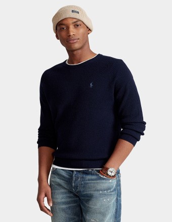 RIBBED WOOL SWEATER