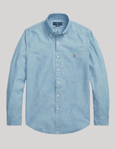SLIM FIT CHAMBRAY SHIRT
