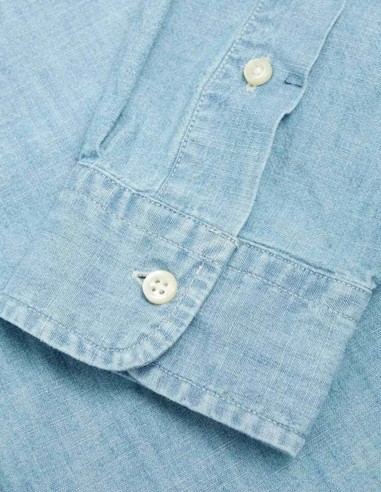 SLIM FIT CHAMBRAY SHIRT