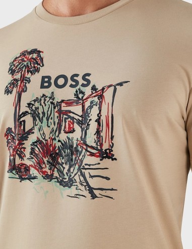 T-SHIRT WITH HAND-DRAWN ARTWORK