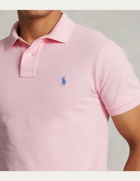 SLIM FIT MESH POLO SHIRT