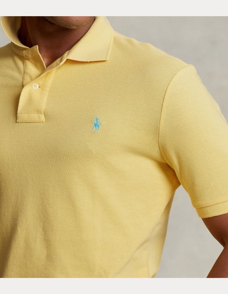 CUSTOM SLIM FIT MESH POLO SHIRT